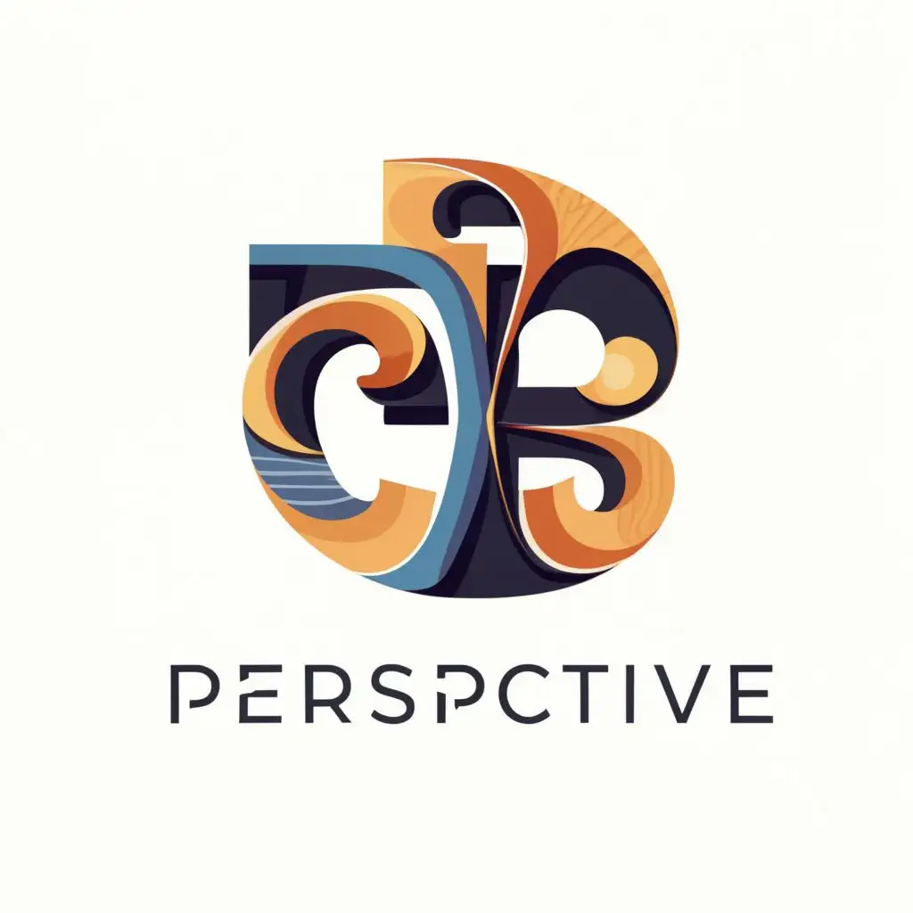 a logo design,with the text "Perspective", main symbol:P,complex,be used in Events industry,clear background