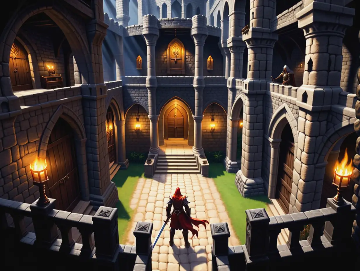 Ultima Online Inspired Destard Dungeon Exploration