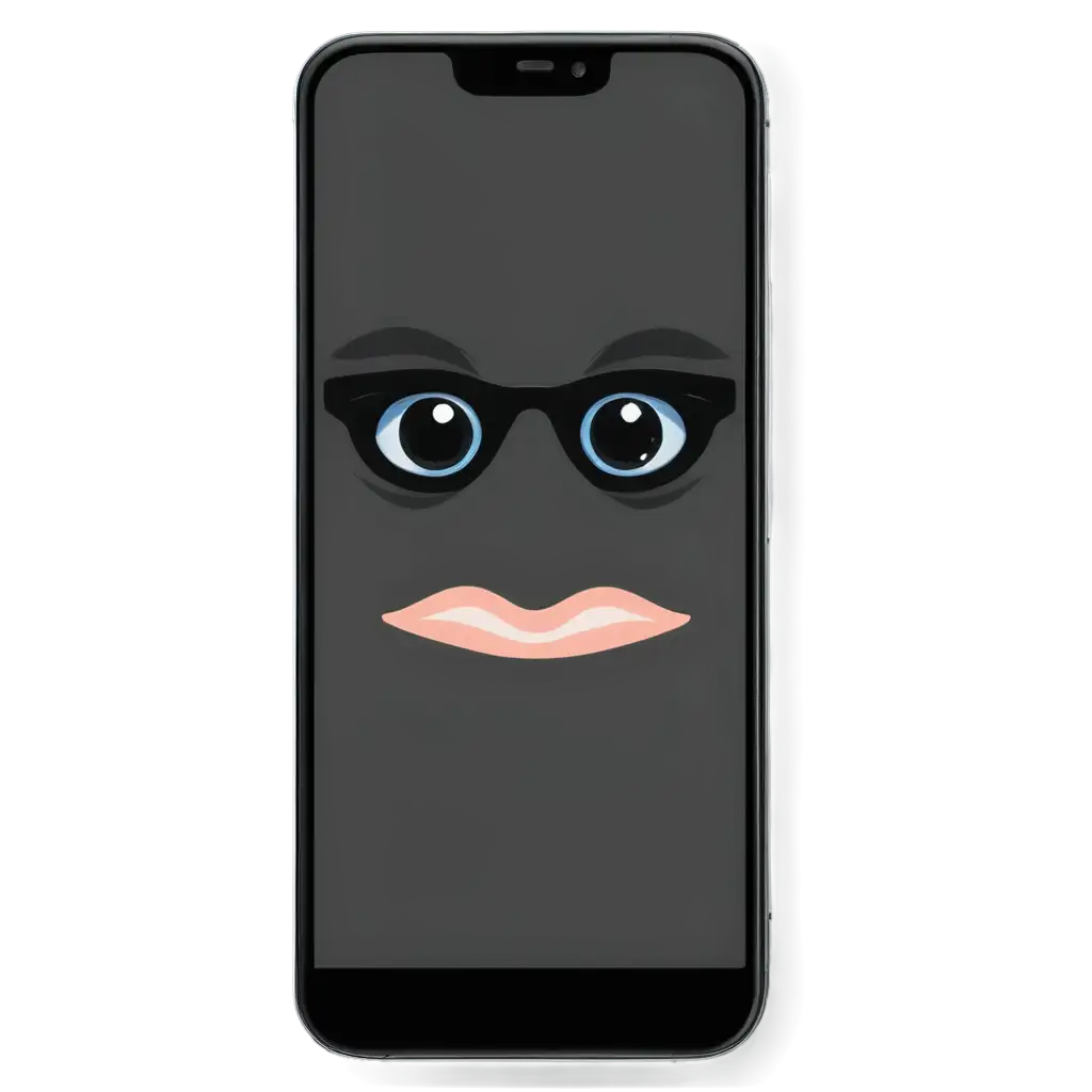 Un Smartphone con ojos y boca