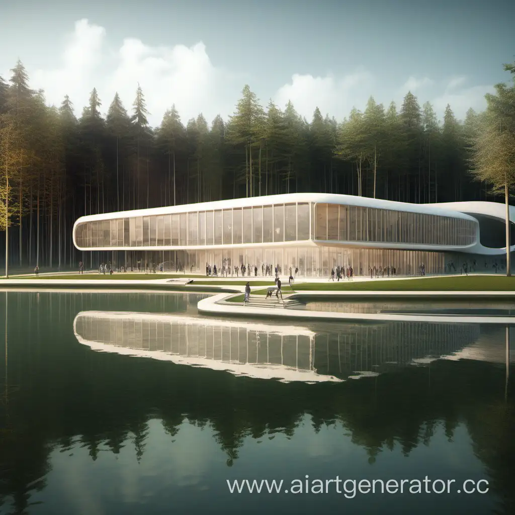 Futuristic-Lakeside-School-Amidst-Nature