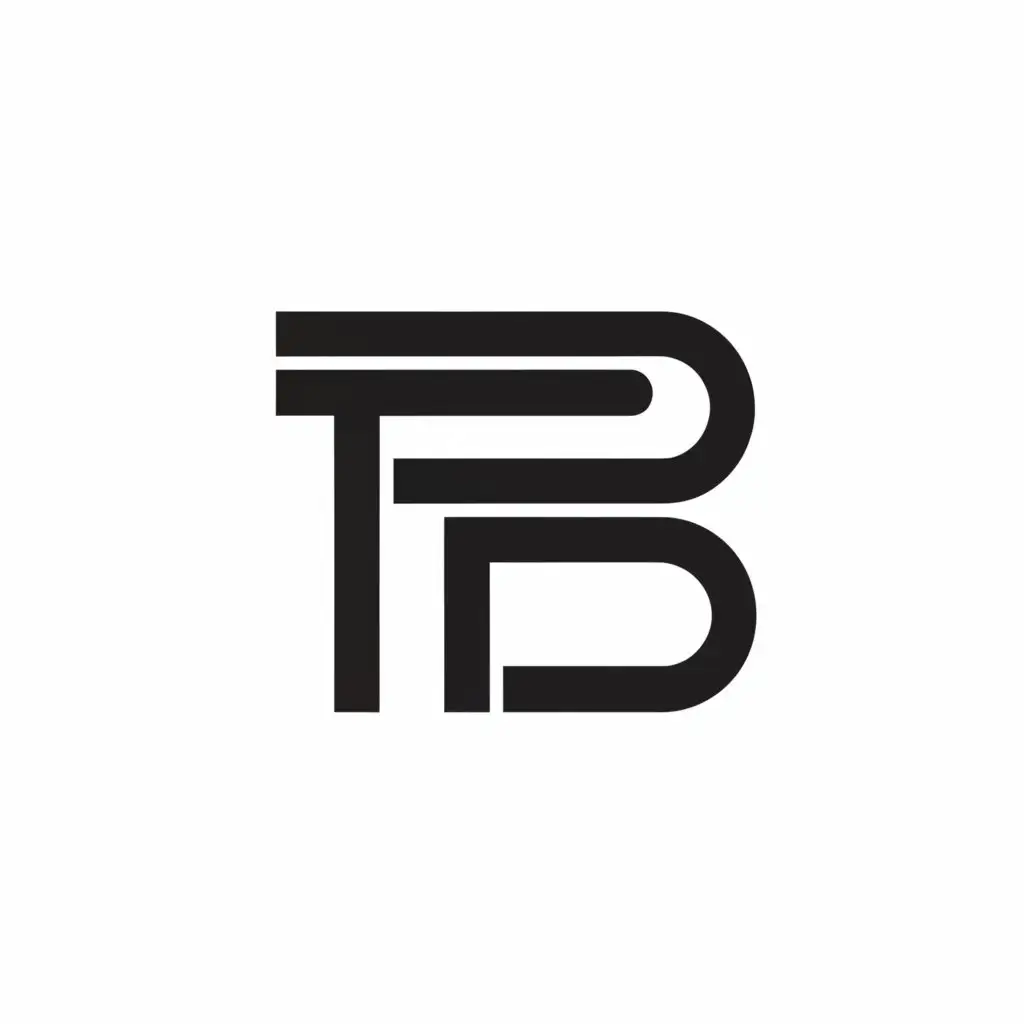 a logo design,with the text "PB", main symbol:gang,Minimalistic,be used in Technology industry,clear background