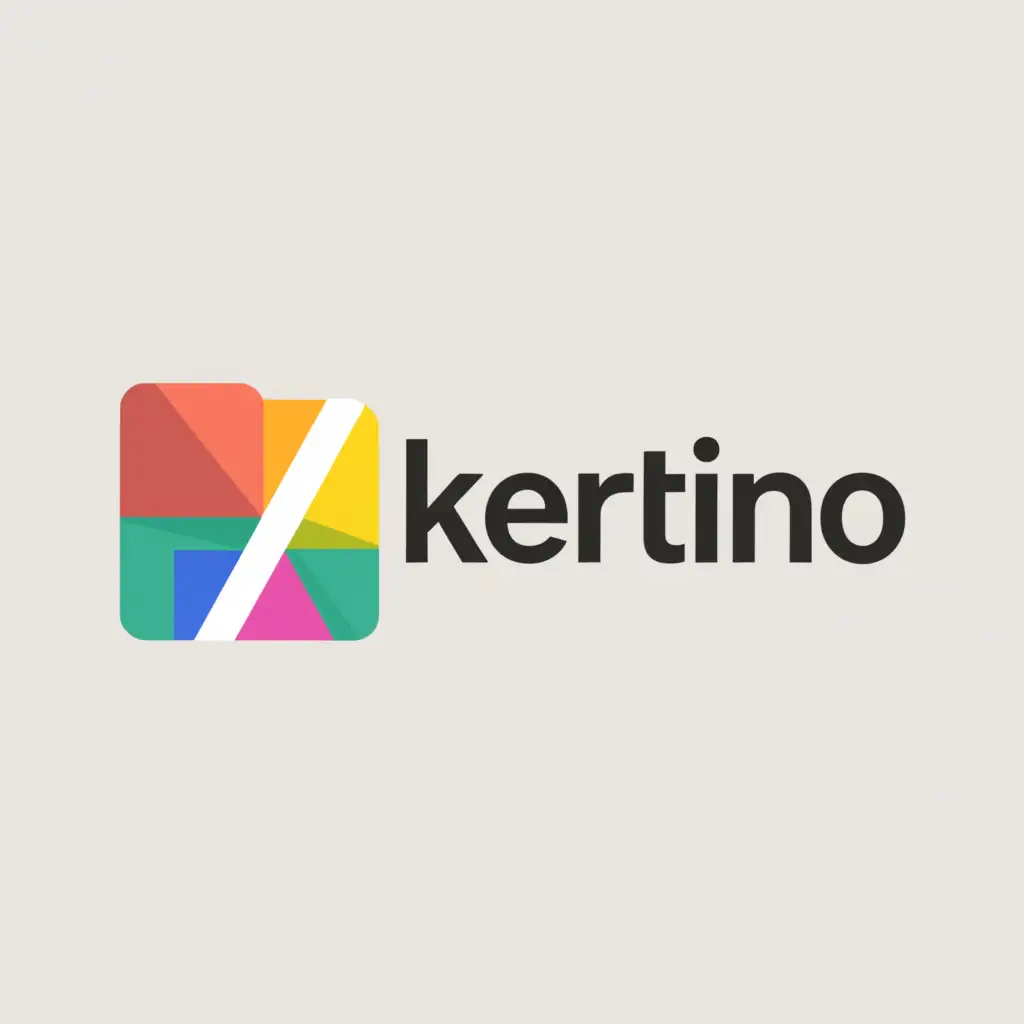 a logo design,with the text "Kertino", main symbol:"""
HTML tag
""",Minimalistic,be used in Technology industry,clear background