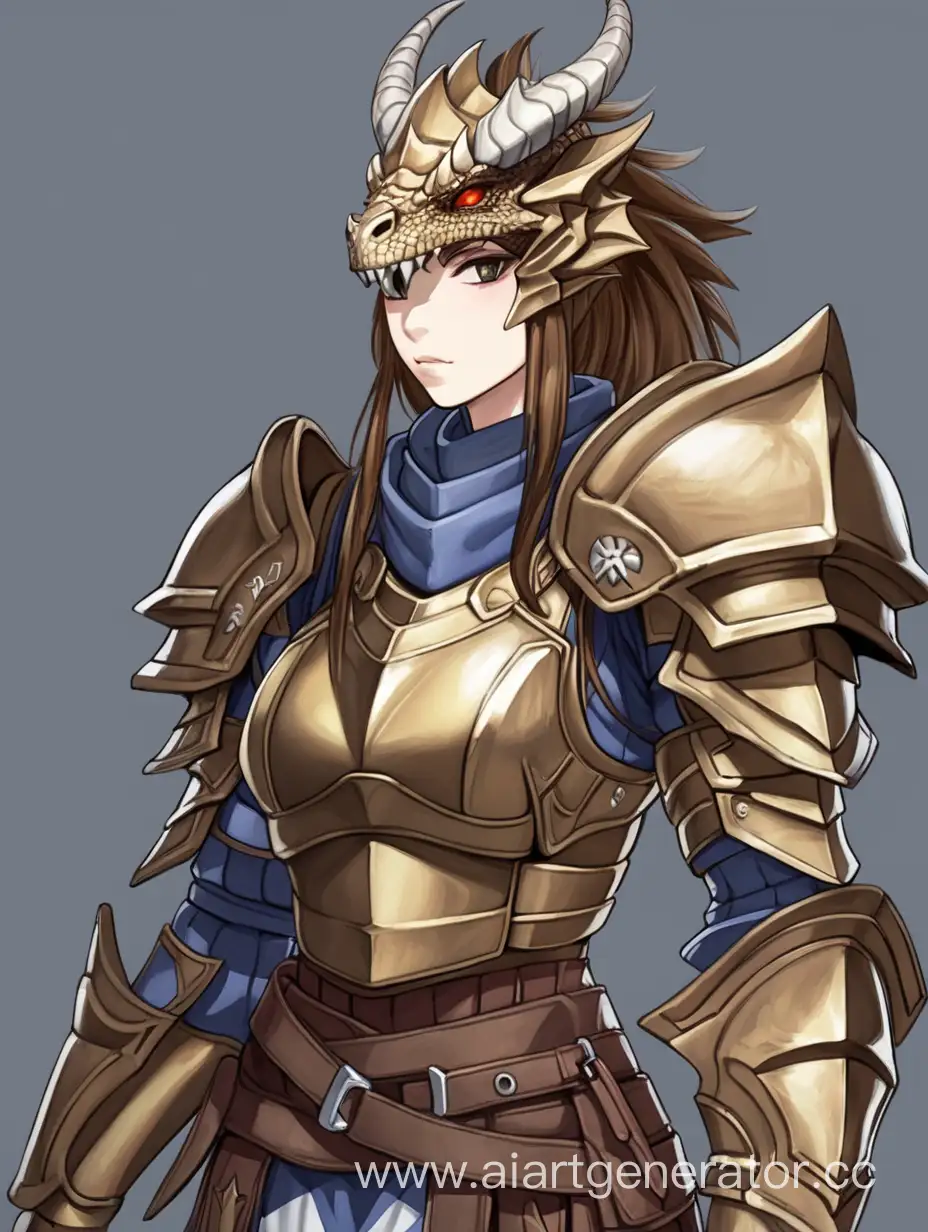 Dragonborn-Human-Girl-Paladin-Anime-Art-Fantasy-Warrior-in-Radiant-Armor