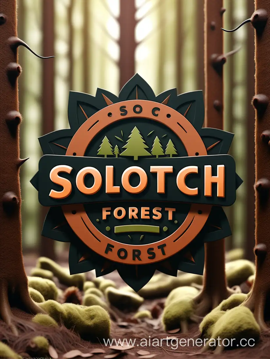 Логотип Солотча лес