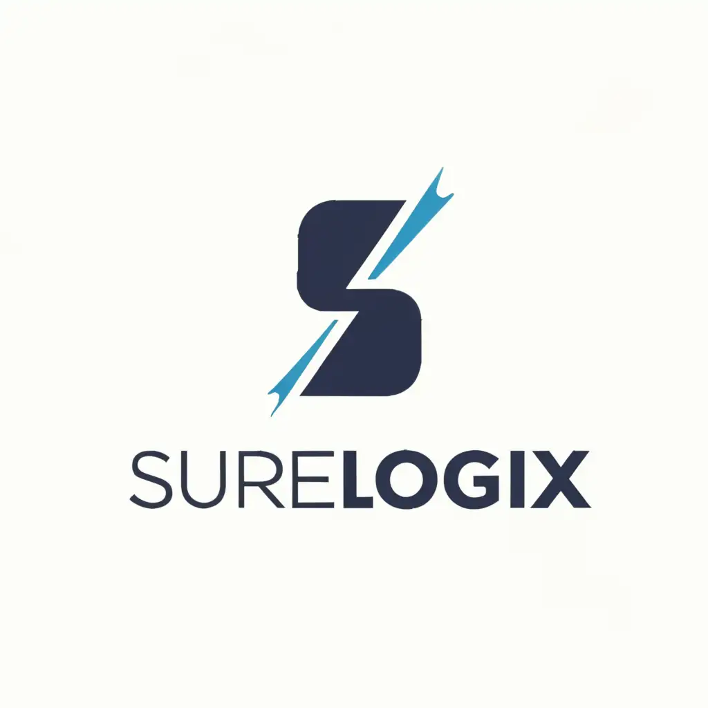 a logo design,with the text "SURELOGIX ", main symbol:SLS,Moderate,clear background