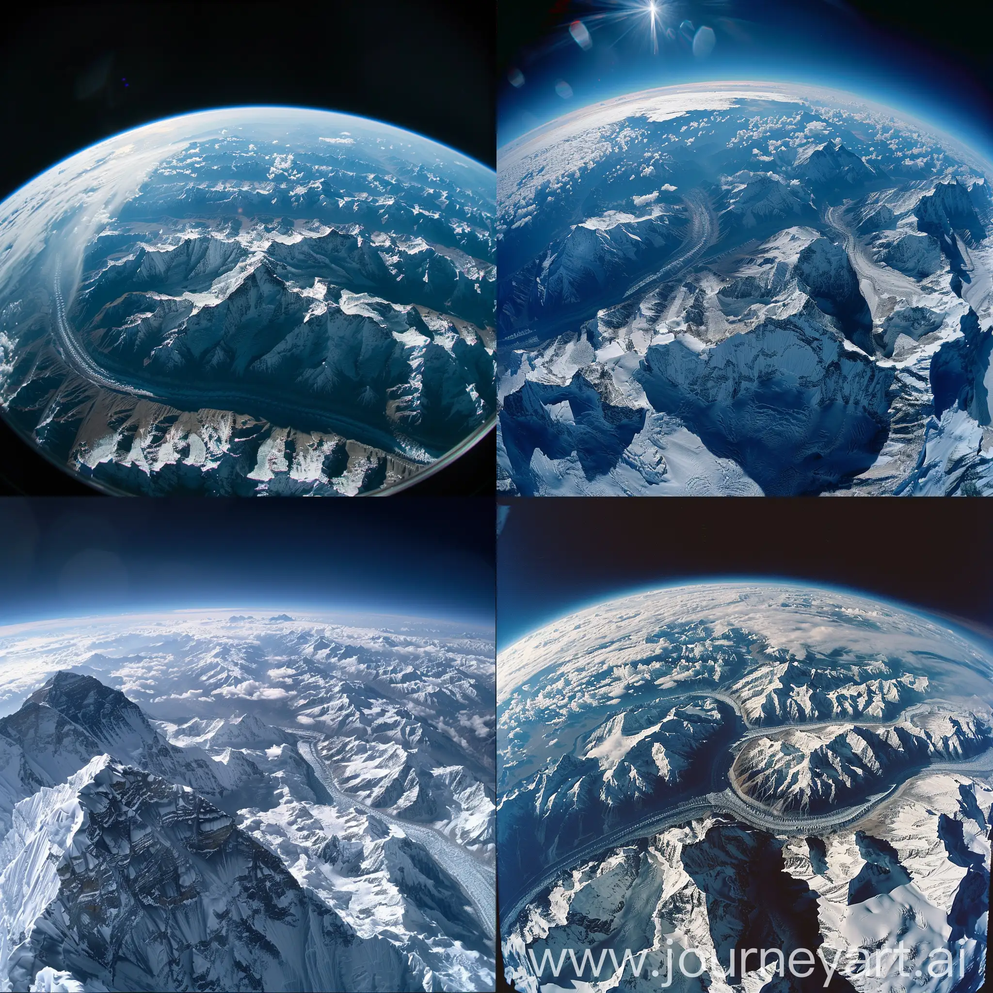 Panoramic-Earth-View-from-Mount-Everest-Summit