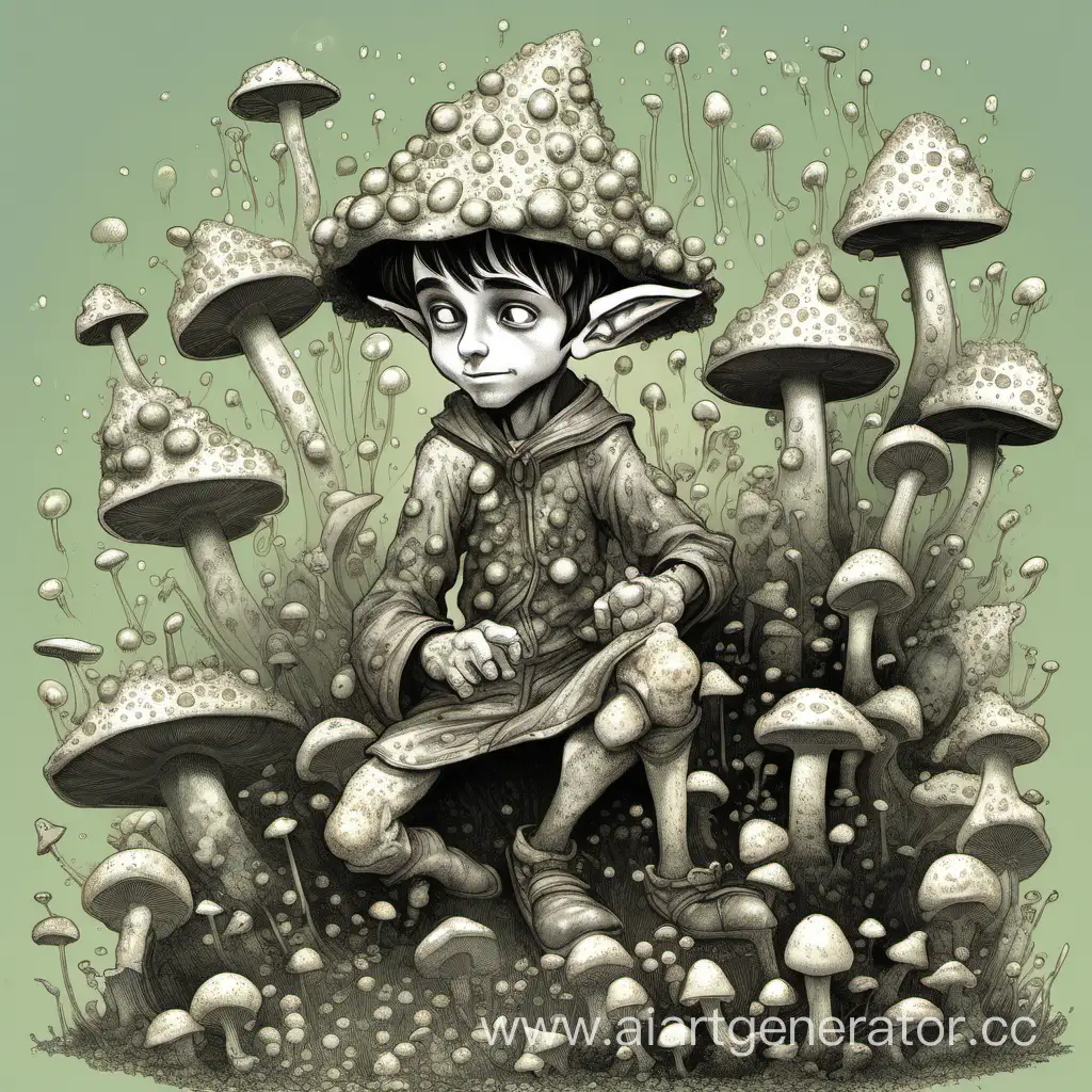 Enchanting-Small-Elf-Covered-in-Magical-Spores