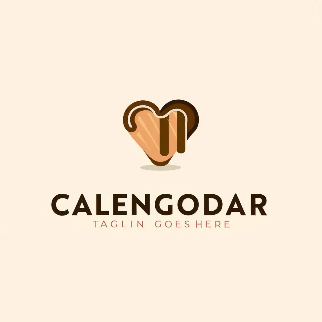 LOGO-Design-for-Calengordar-Tempting-Chocolate-Treats-in-Clean-Style