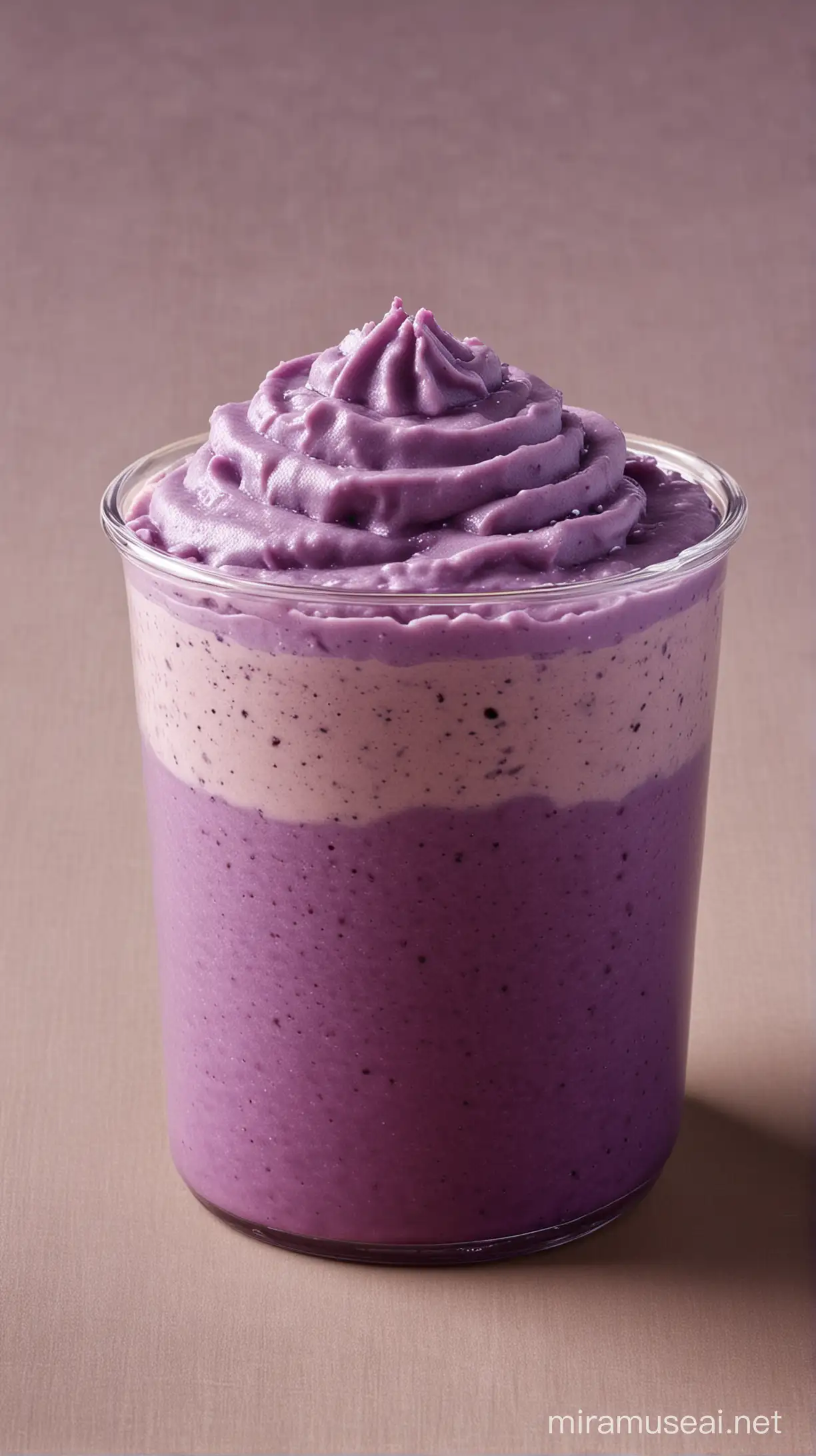 Coming to McDonald's the purple sweet potato pudding 