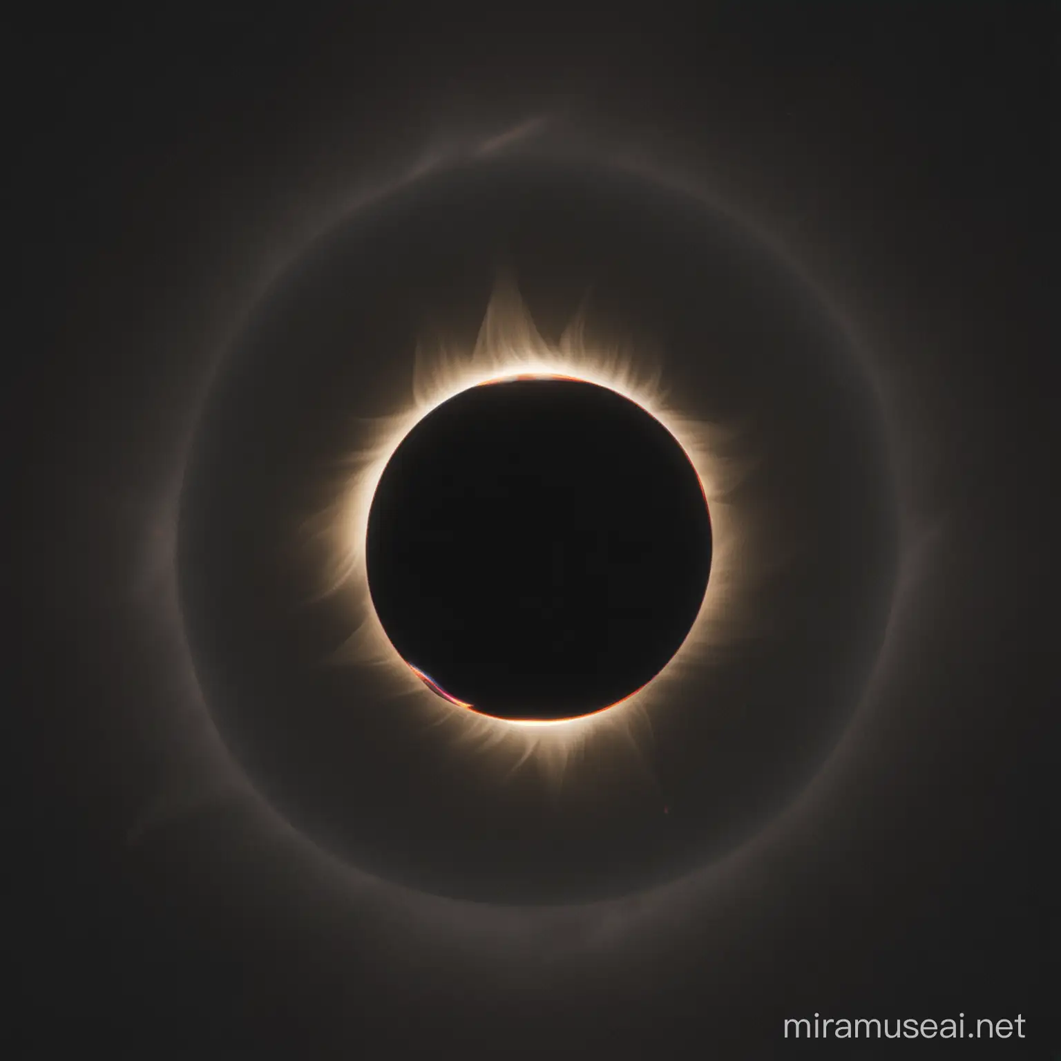 image of the complete eclipse