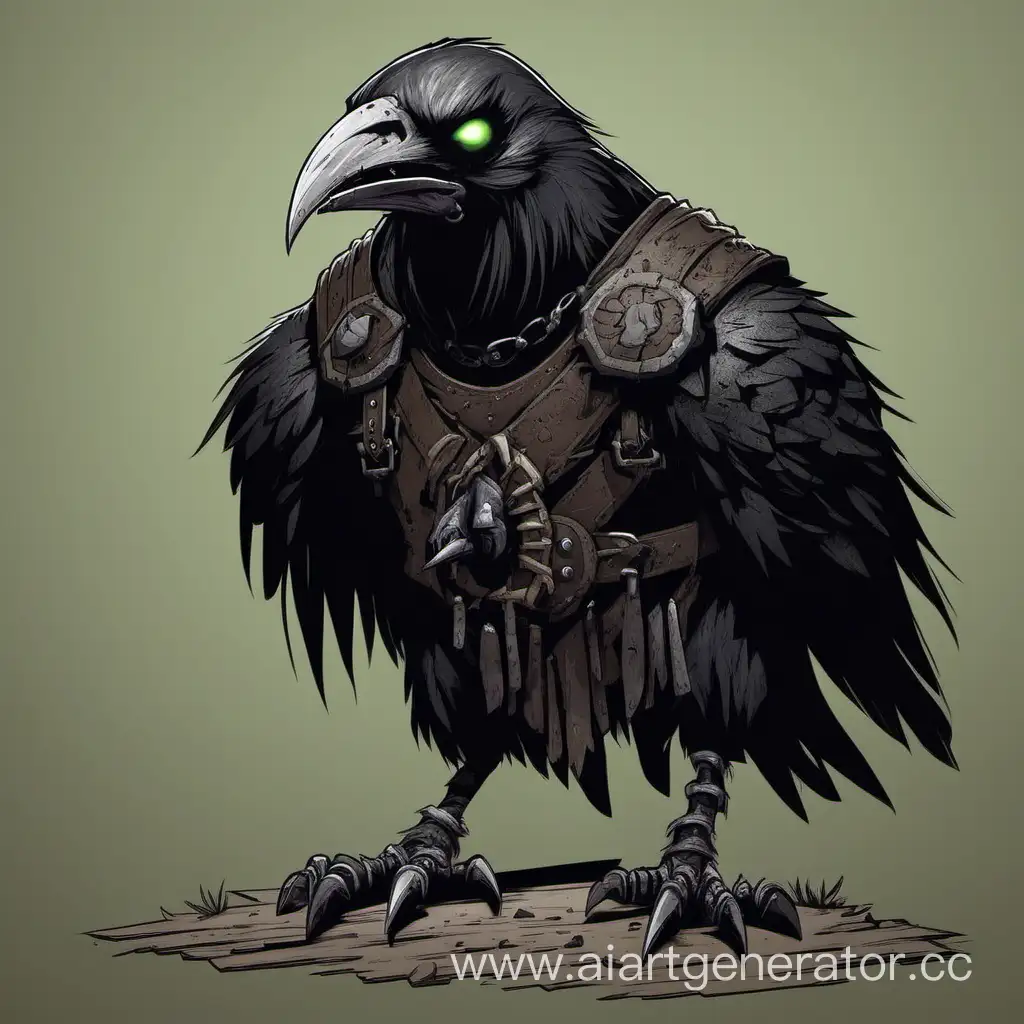 Majestic-Orc-with-Crow-Companion-in-Enchanted-Forest