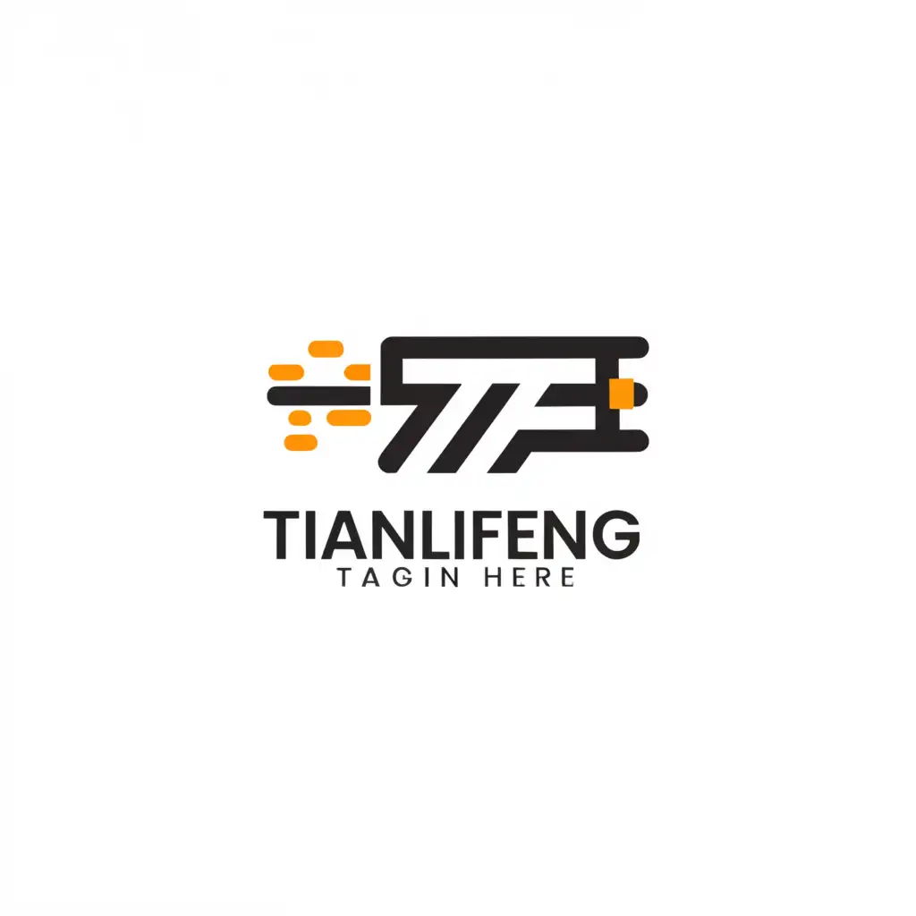 a logo design,with the text "Tianlifeng", main symbol:Heat gun,Moderate,clear background