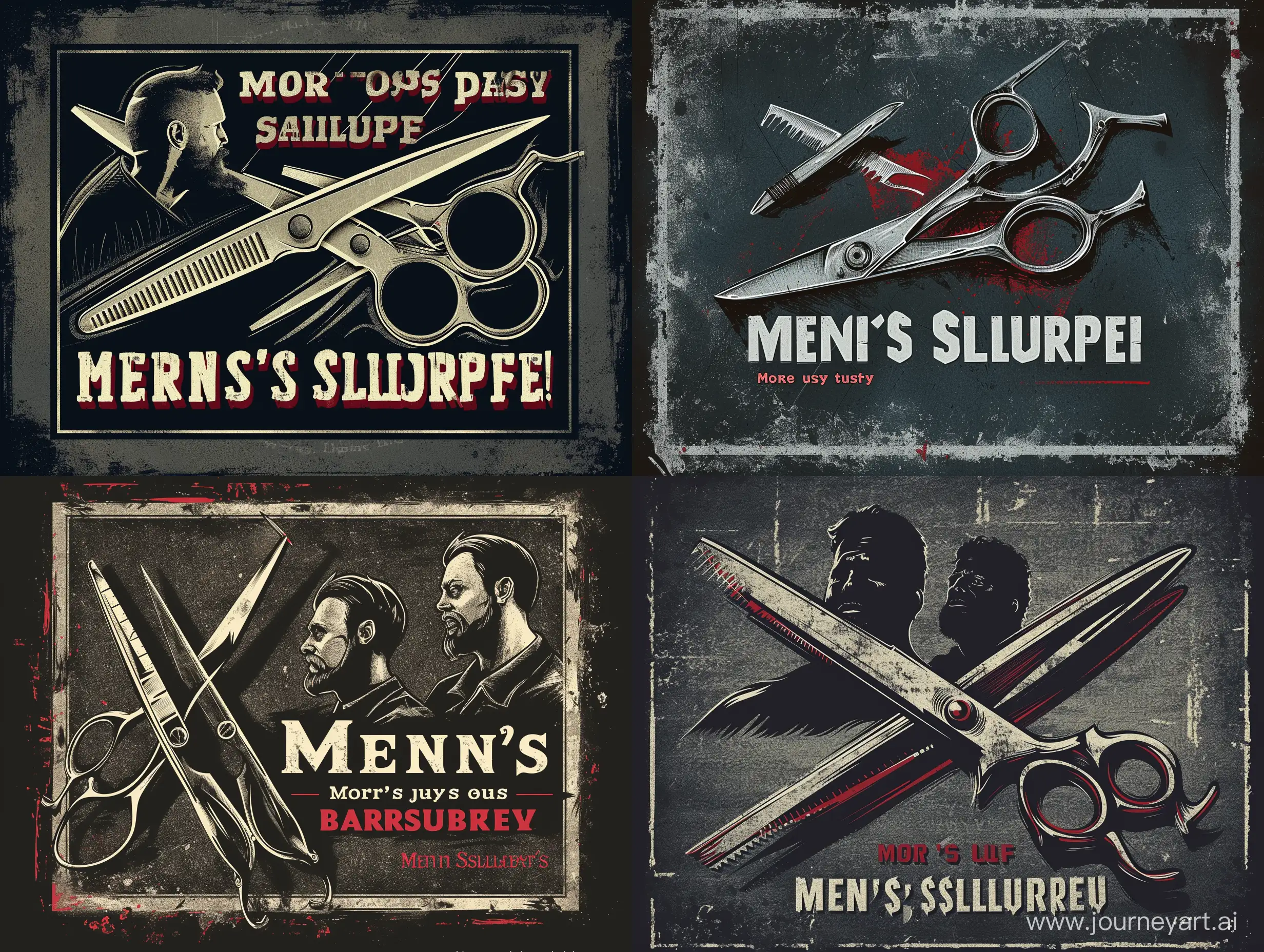 Mens-Slaughter-Barbershop-Razor-and-Scissors-in-Grunge-Style