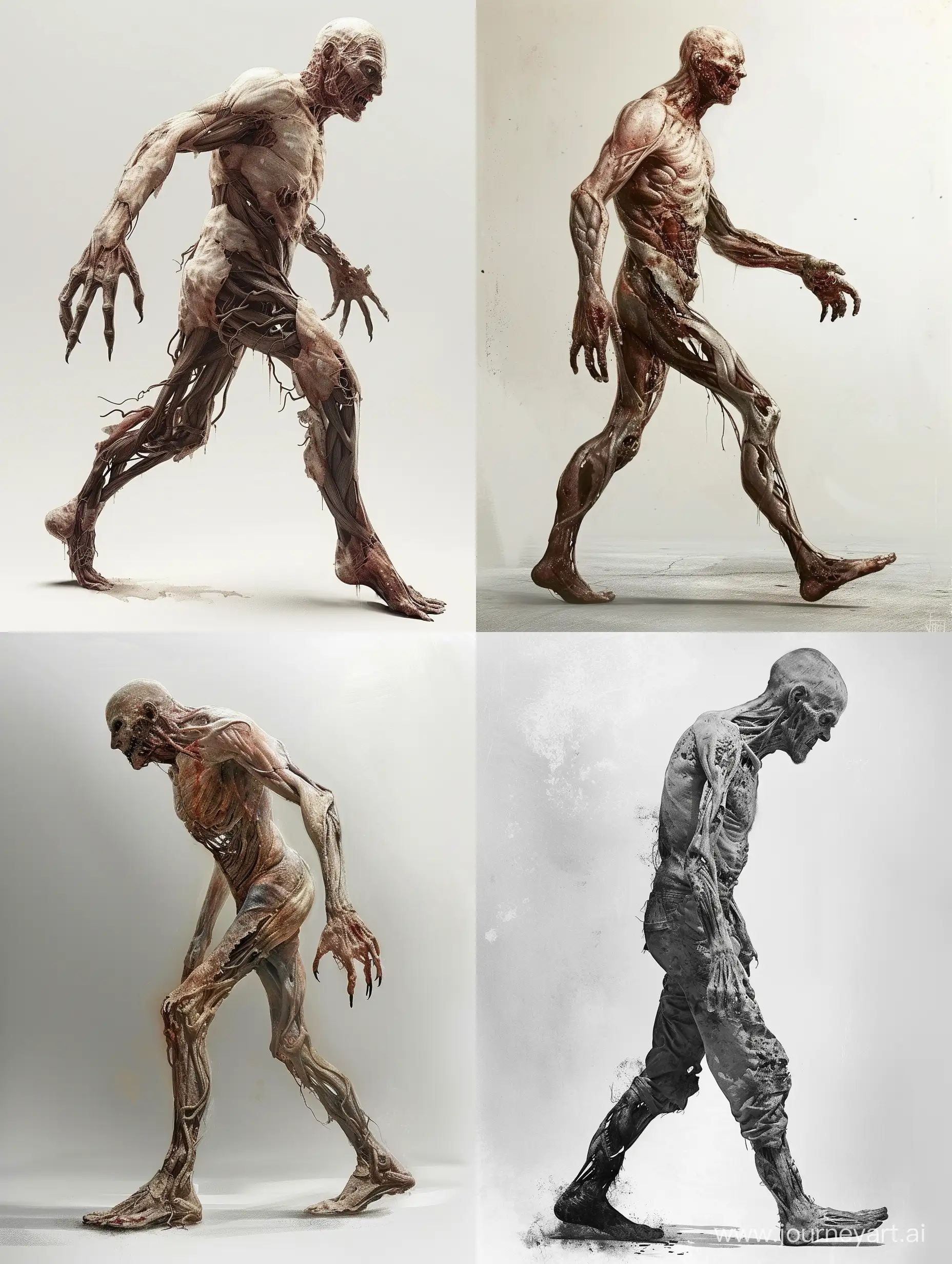 Muscular-Zombie-Walking-in-Decay-Realistic-Art
