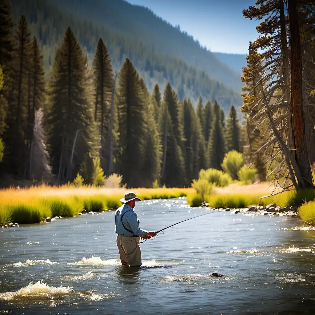 Tranquil Fly Fishing in Montanas Pristine Rivers