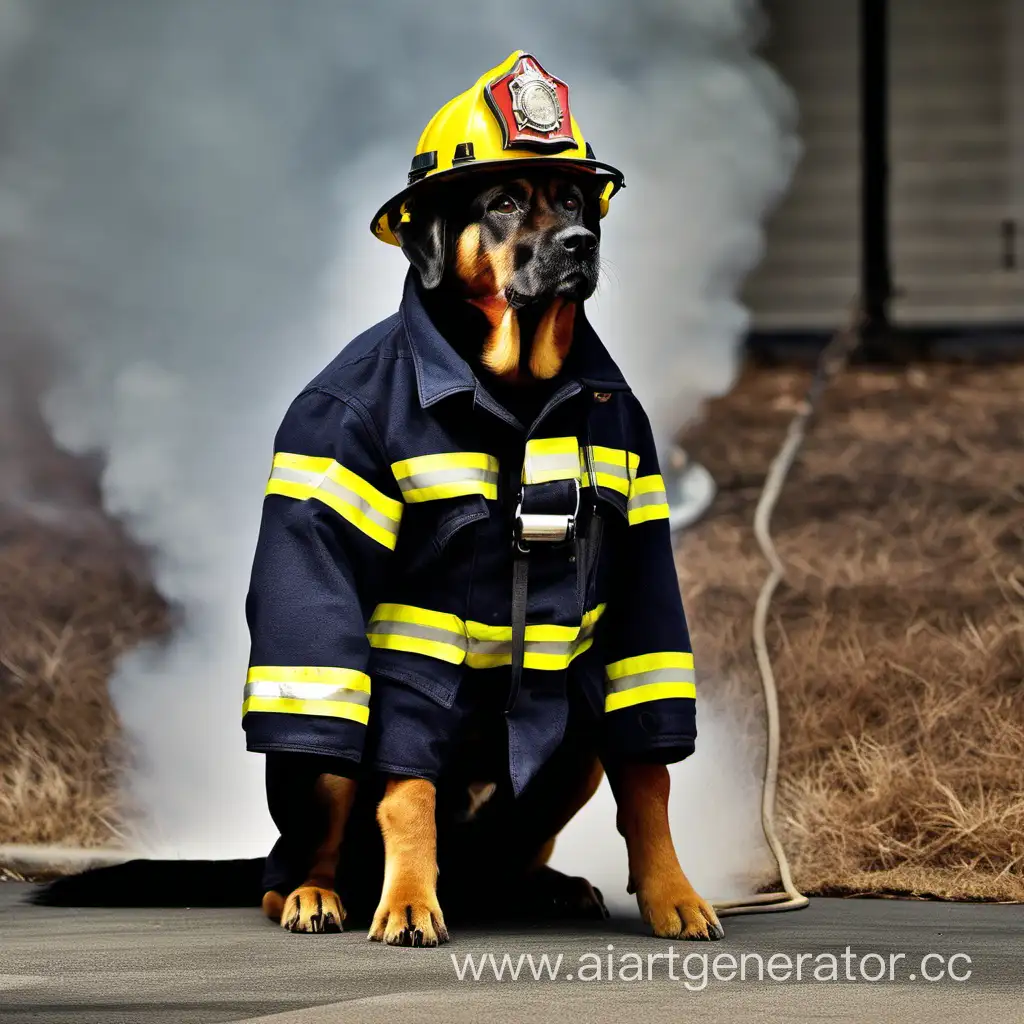 fireman's dog