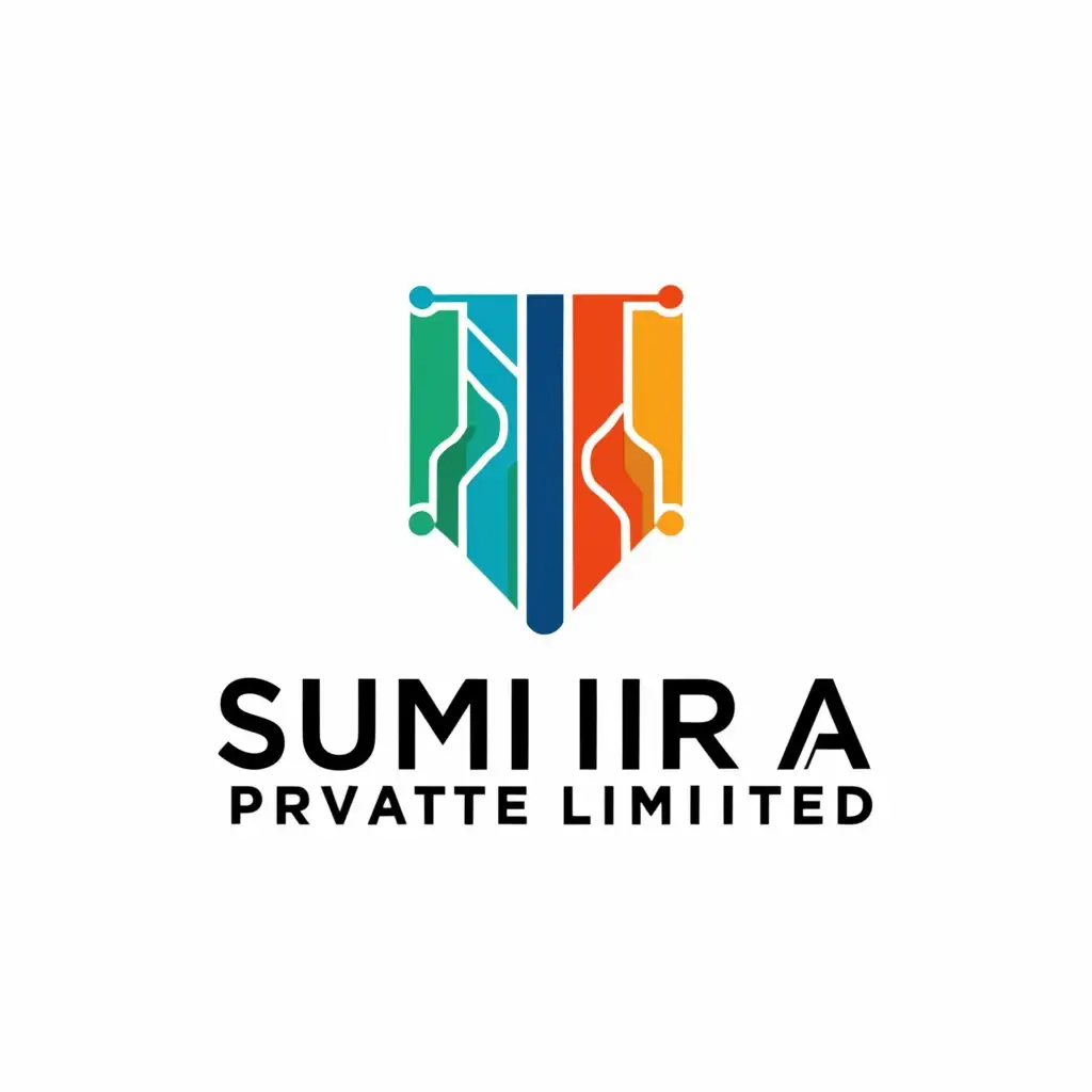 a logo design,with the text "Sumira India Private Limited", main symbol:Information technology,complex,be used in Technology industry,clear background