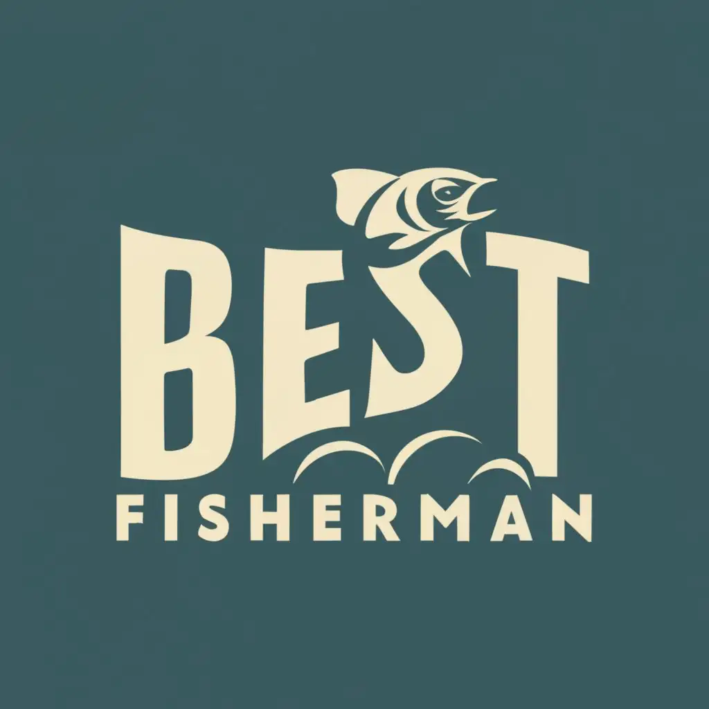 logo, Best fisherman, with the text "Best fisherman", typography, be used in Travel industry