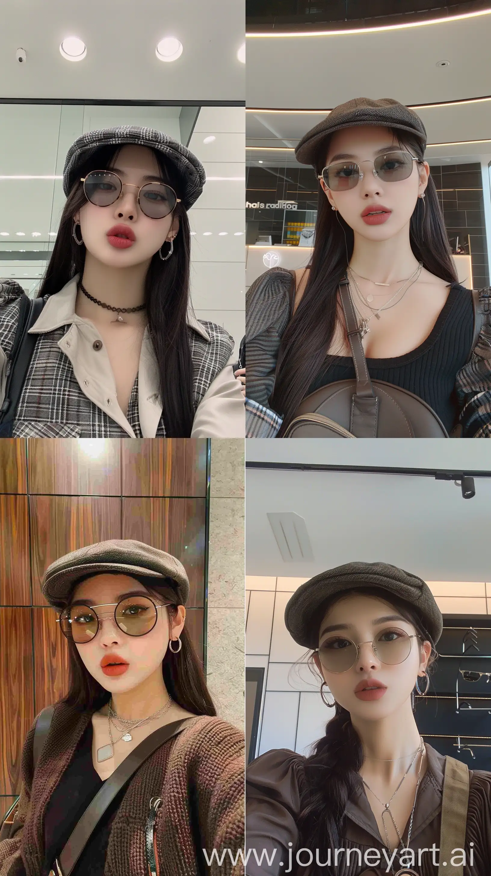 Stylish-Selfie-of-Blackpinks-Jennie-with-Modern-Aesthetic