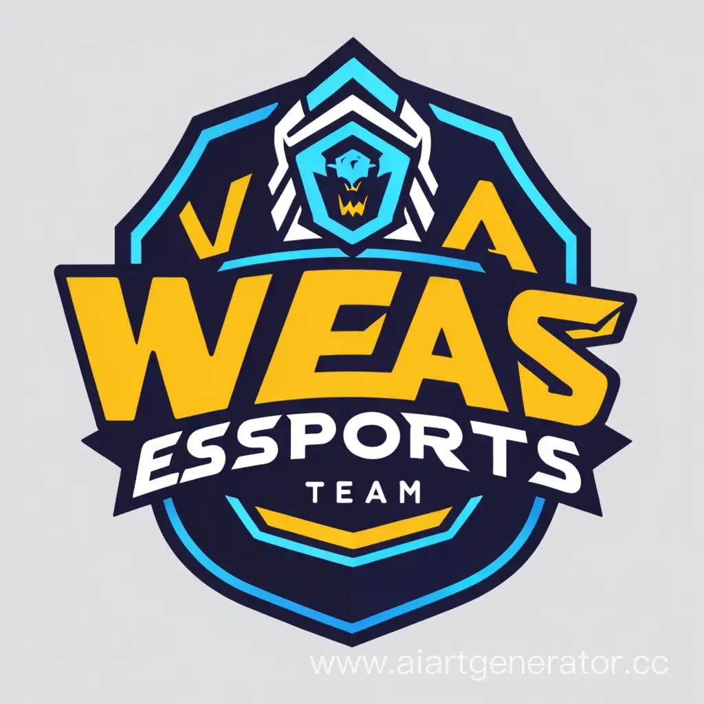 WEAS-Esports-Team-Logo-Dynamic-Mascot-in-Competitive-Action