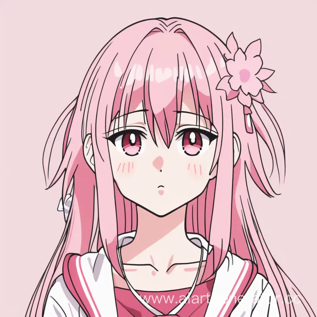 Draw an anime girl named Sakura