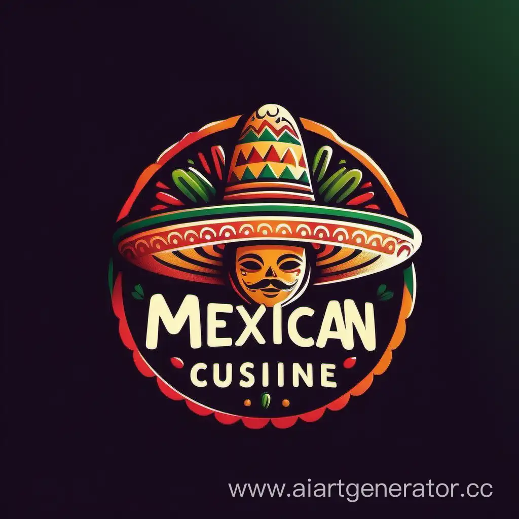 логотип печать мексиканской кухни