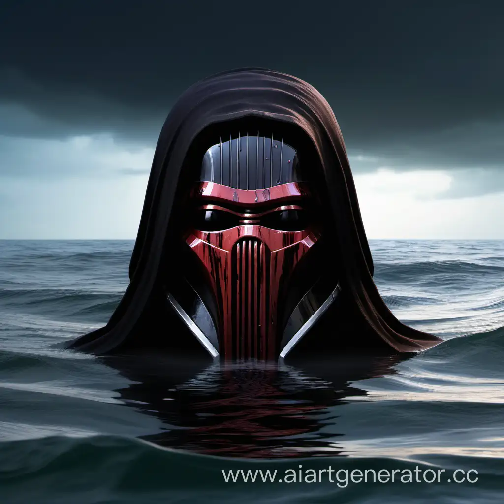 Darth Revan's mask fills the sea with tears 