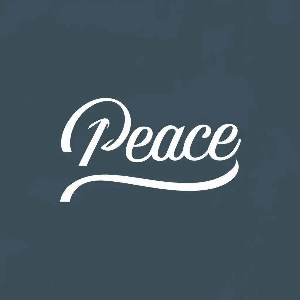 logo, peace, with the text "peace", typography, be used in Technology industry