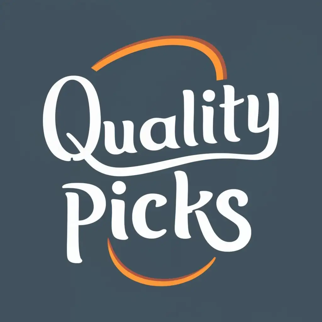 logo, choosing a product, with the text "Quality Picks", typography, be used in Retail industry