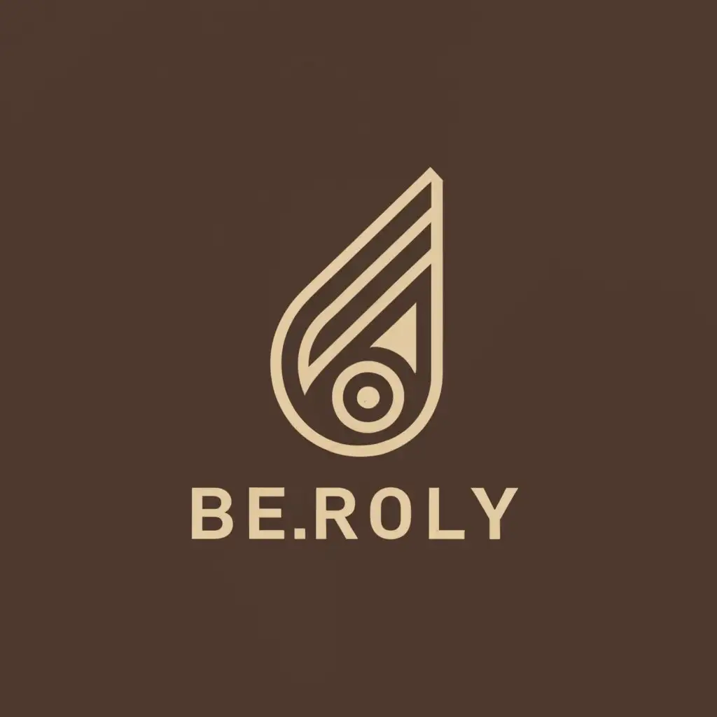 a logo design,with the text "BEROLY", main symbol:logo for a Galician music publishing company (engraving music publishing co.), which combines the simple with the classic and current,Moderate,clear background