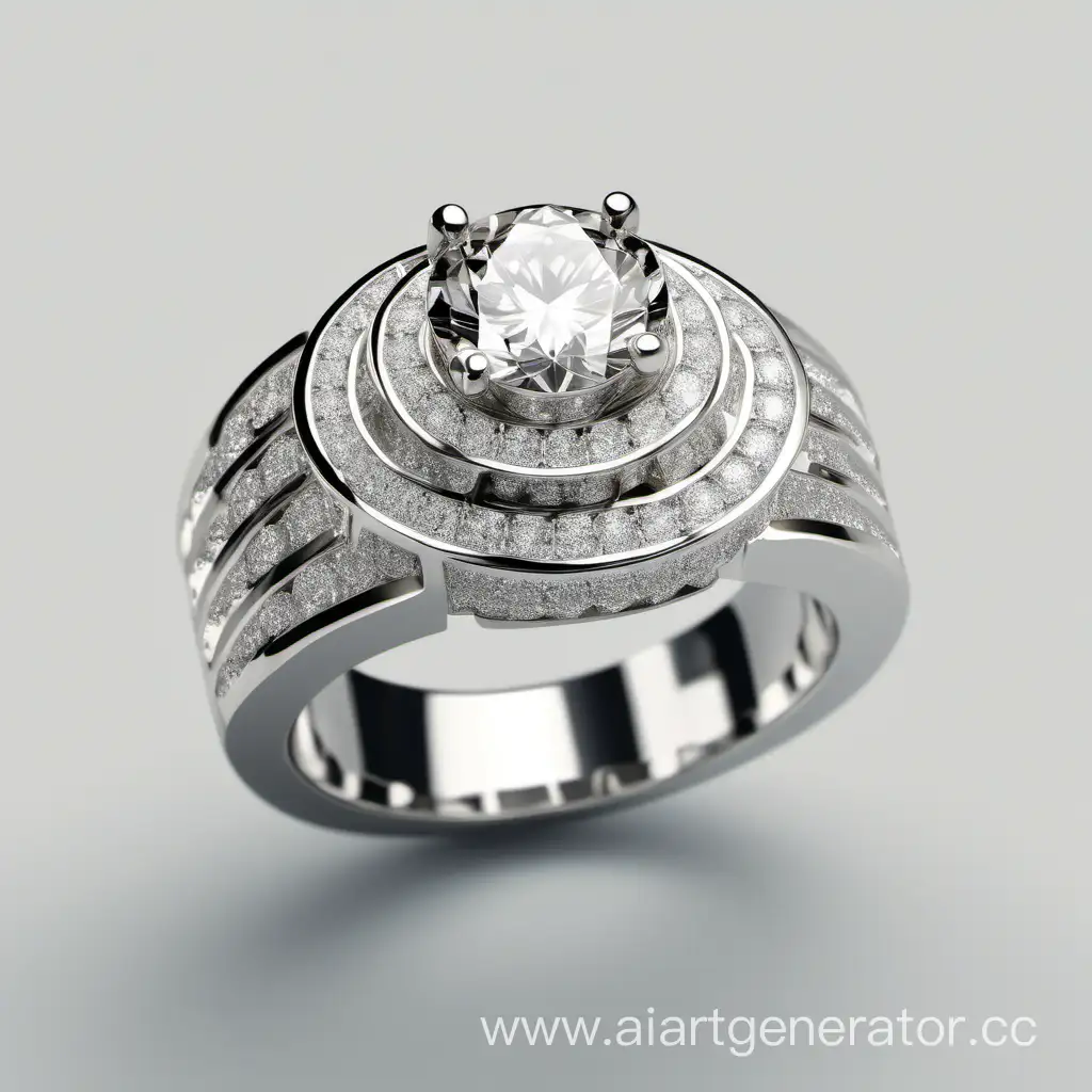 Elegant-White-Gold-Diamond-Ring-with-Intricate-Cubic-Zirconia-Detailing