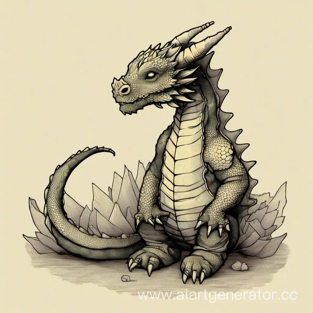 Adorable-Little-Dragon-Playfully-Explores-Enchanted-Forest
