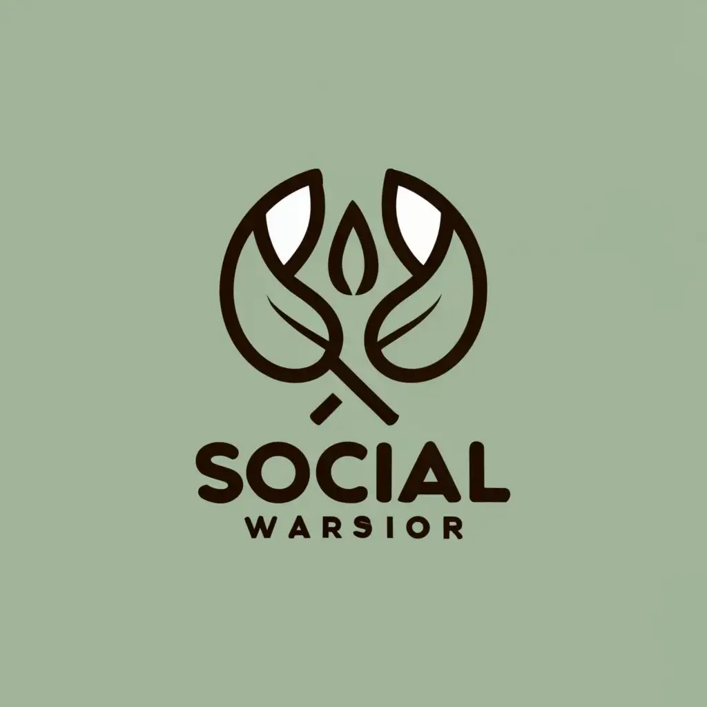 logo, Create a simplified professional logo that demonstrates worldwide social justice from an environmental perspective, with the text "Social eco warrior", typography