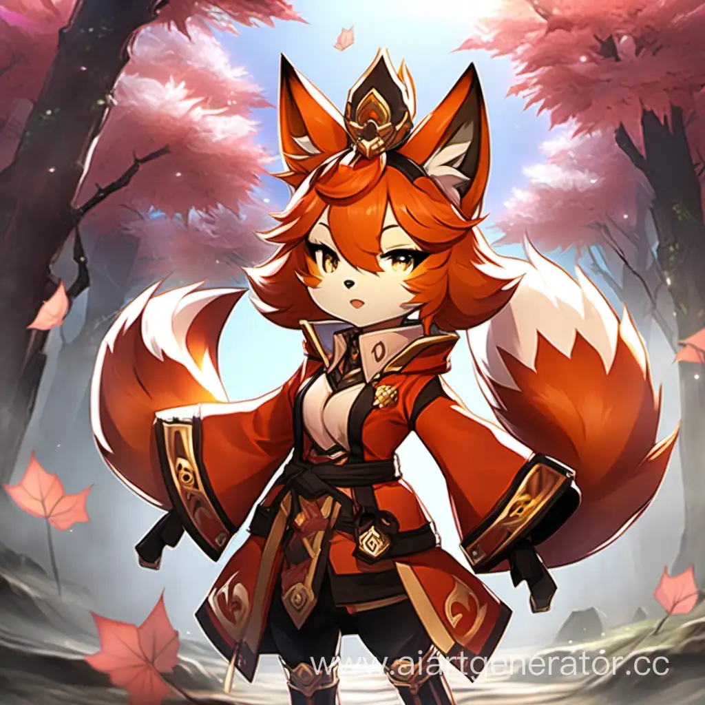 Enchanting-Encounter-Fantaym-Foxy-in-the-Mystical-World-of-Genshin