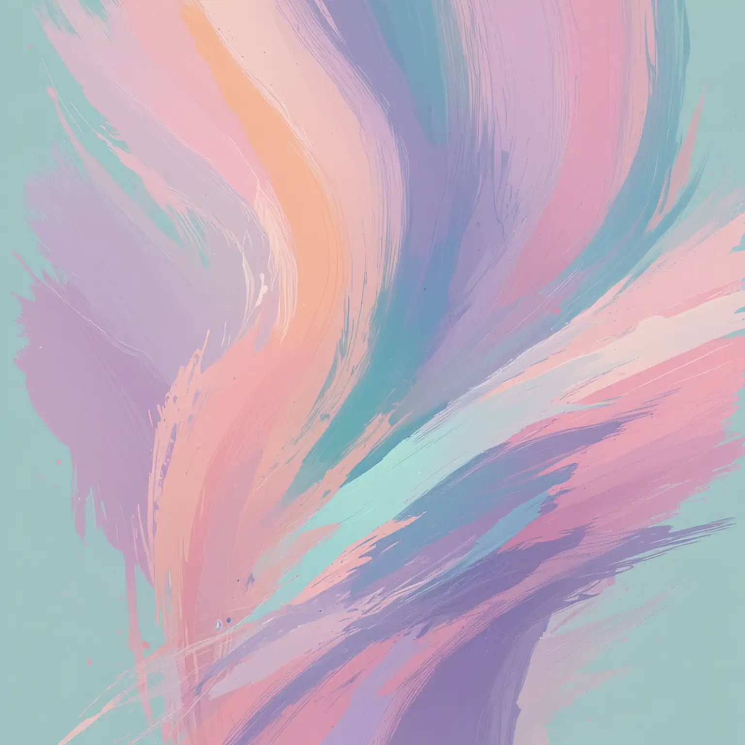 abstract, painterly, artstation, pastel colors, stroke