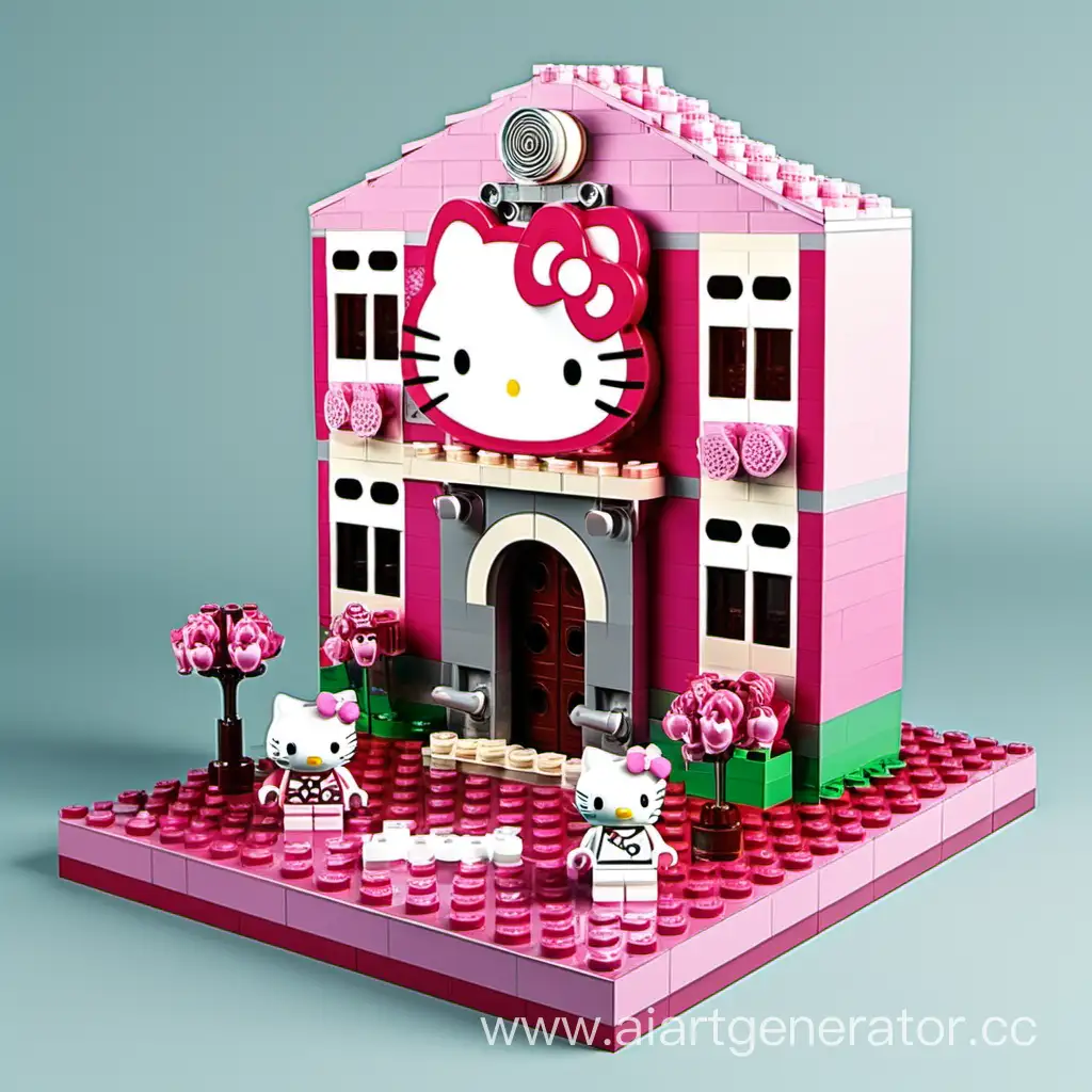 Creative-Lego-Play-with-Hello-Kitty-Theme