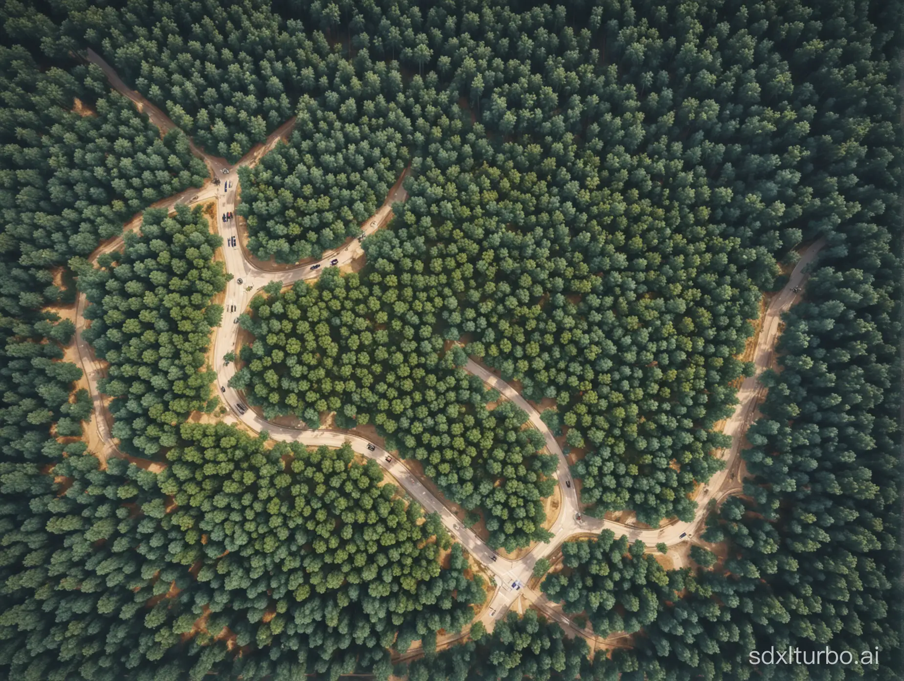 Using the outline of Anhui Province's as a blueprint, create a CG-style overhead view with soft lighting effects to enhance the sense of depth. At the center of the map, meticulously depict a symbolic Welcoming Pine, whose branches stretch out, symbolizing welcome and friendliness. Surrounding the Welcoming Pine, distribute several areas, each showcasing different elements: