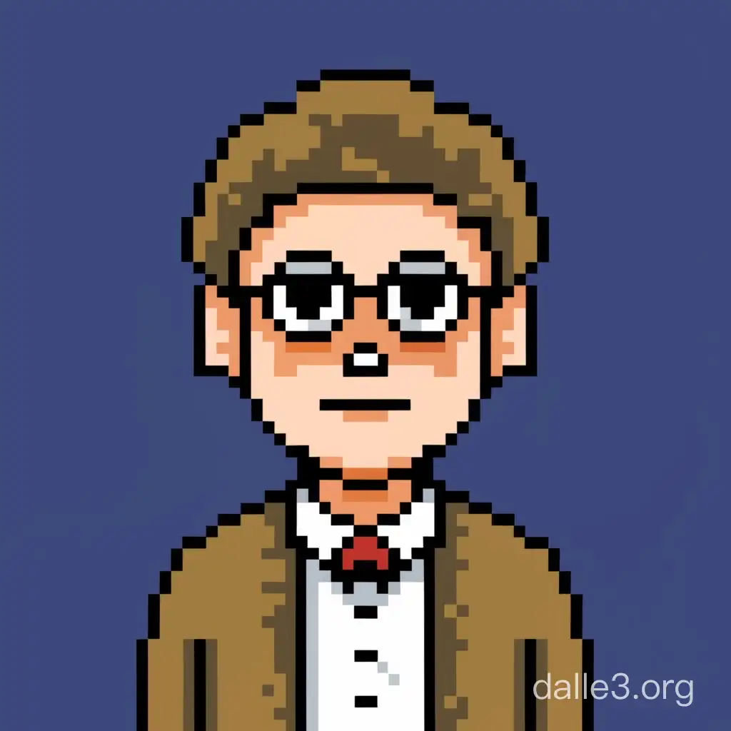 George Harvey from the movie "Cute Bones" Pixel Art