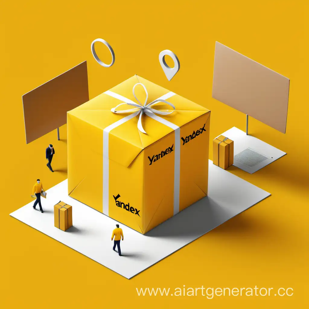Yellow-Parcel-Delivery-Employee-in-the-Universe