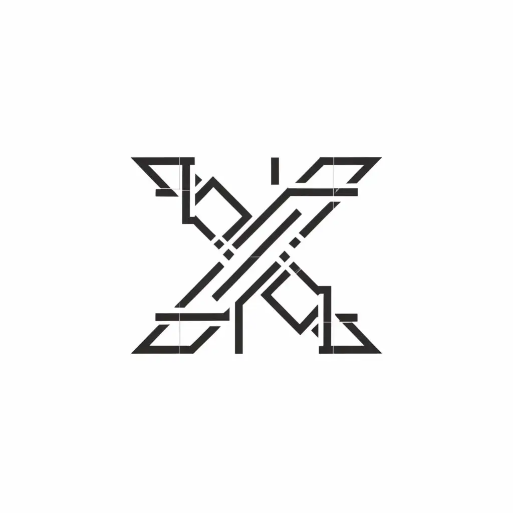 a logo design,with the text "Xinzzu", main symbol:I want the logo to symbolize the letter "X" which has a minimalist impression,Minimalistic,be used in Events industry,clear background