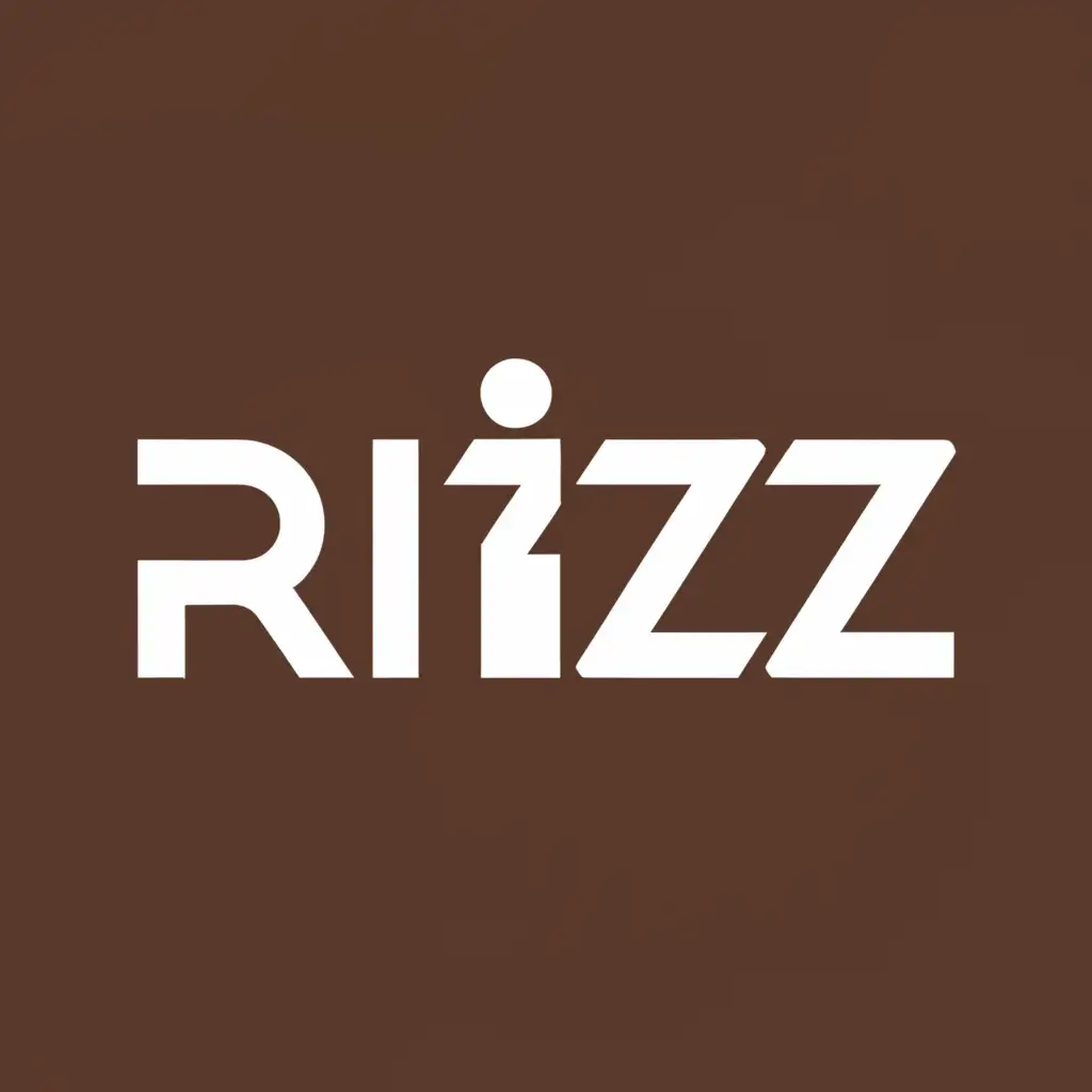 a logo design,with the text "RIZZ", main symbol:Simple,Moderate,clear background