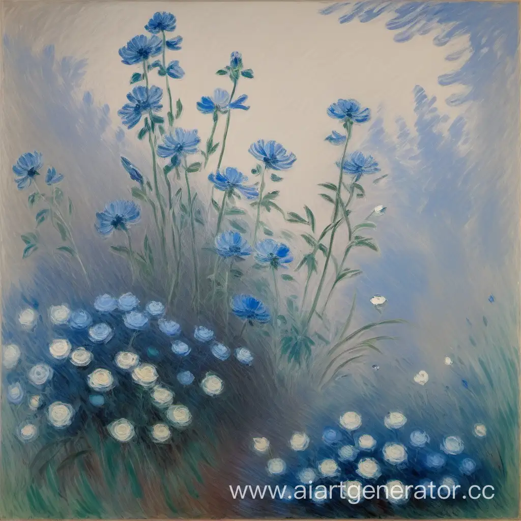 Monets-Serene-Blue-Flower-Painting