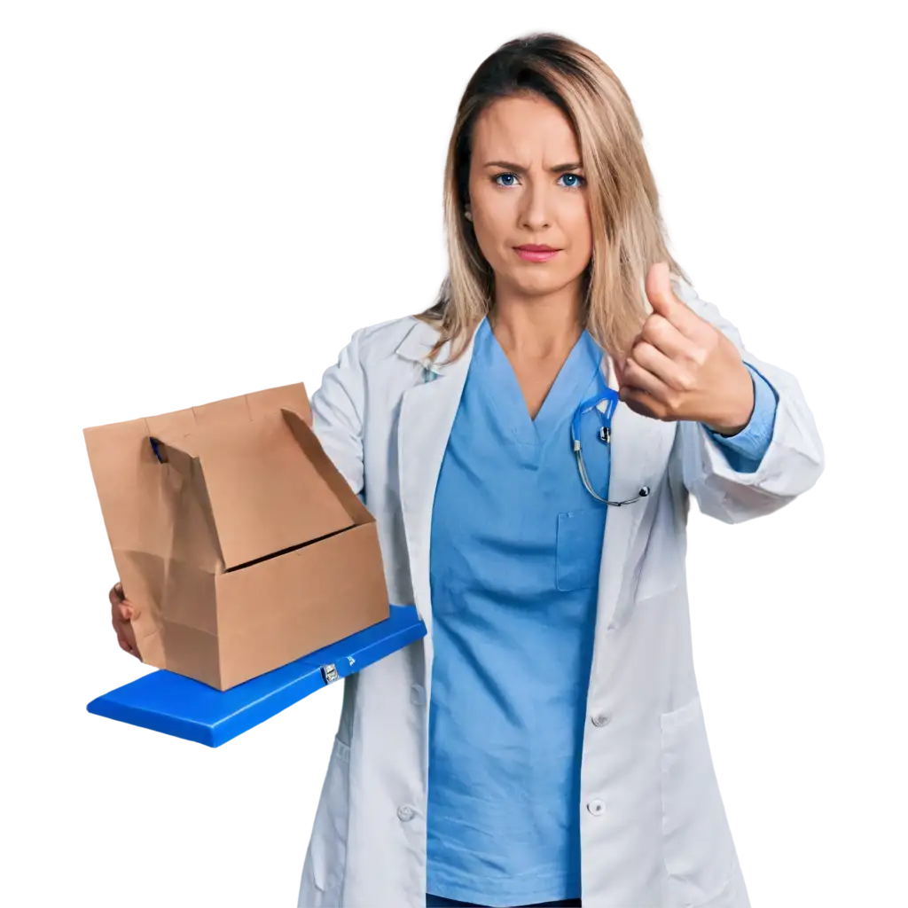 PNG-Image-Professional-Doctor-Woman-in-White-Coat-with-Outstretched-Hands