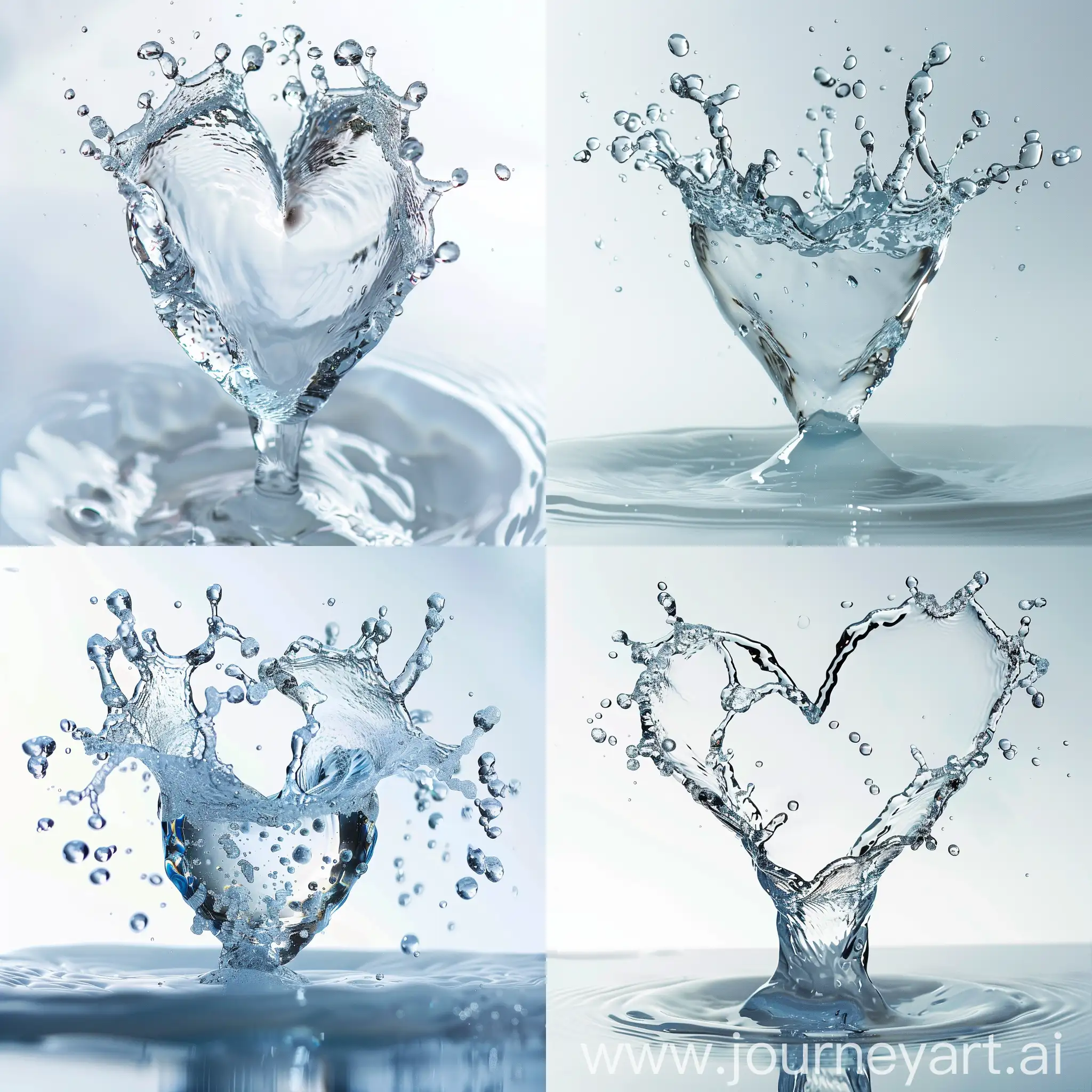 HeartShaped-Water-Splash-on-White-Studio-Background