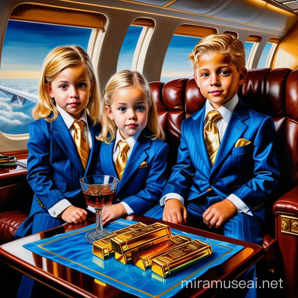 Intelligent Ivy League Baby Bosses on a Private Jet