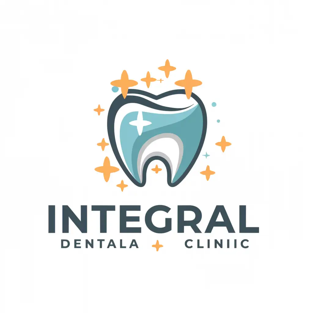 a logo design,with the text "Integral Dental Clinic", main symbol:Thoot and Stars,complex,be used in Medical Dental industry,clear background