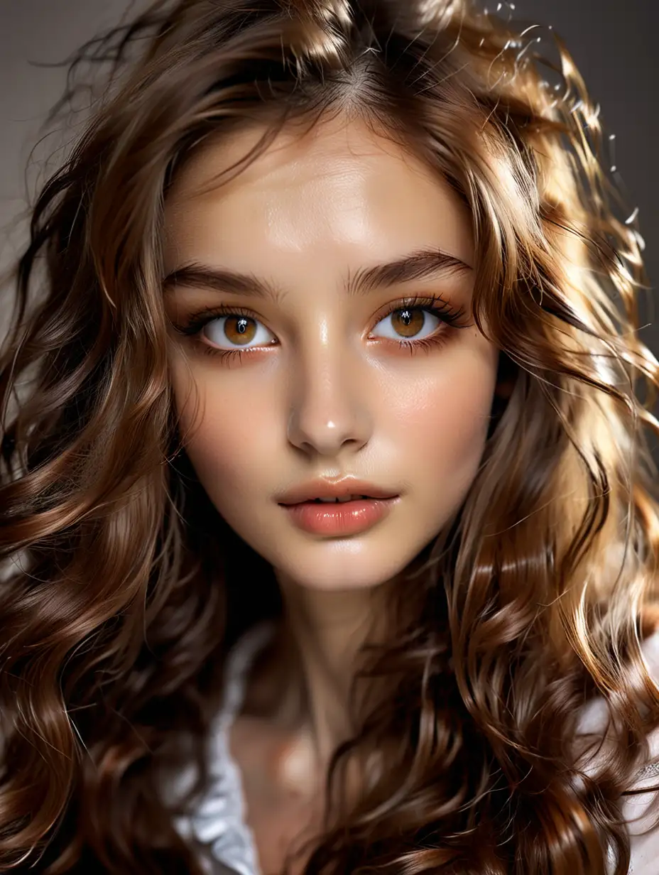 Elegant-European-Woman-with-Brown-Eyes-and-Wavy-Hair