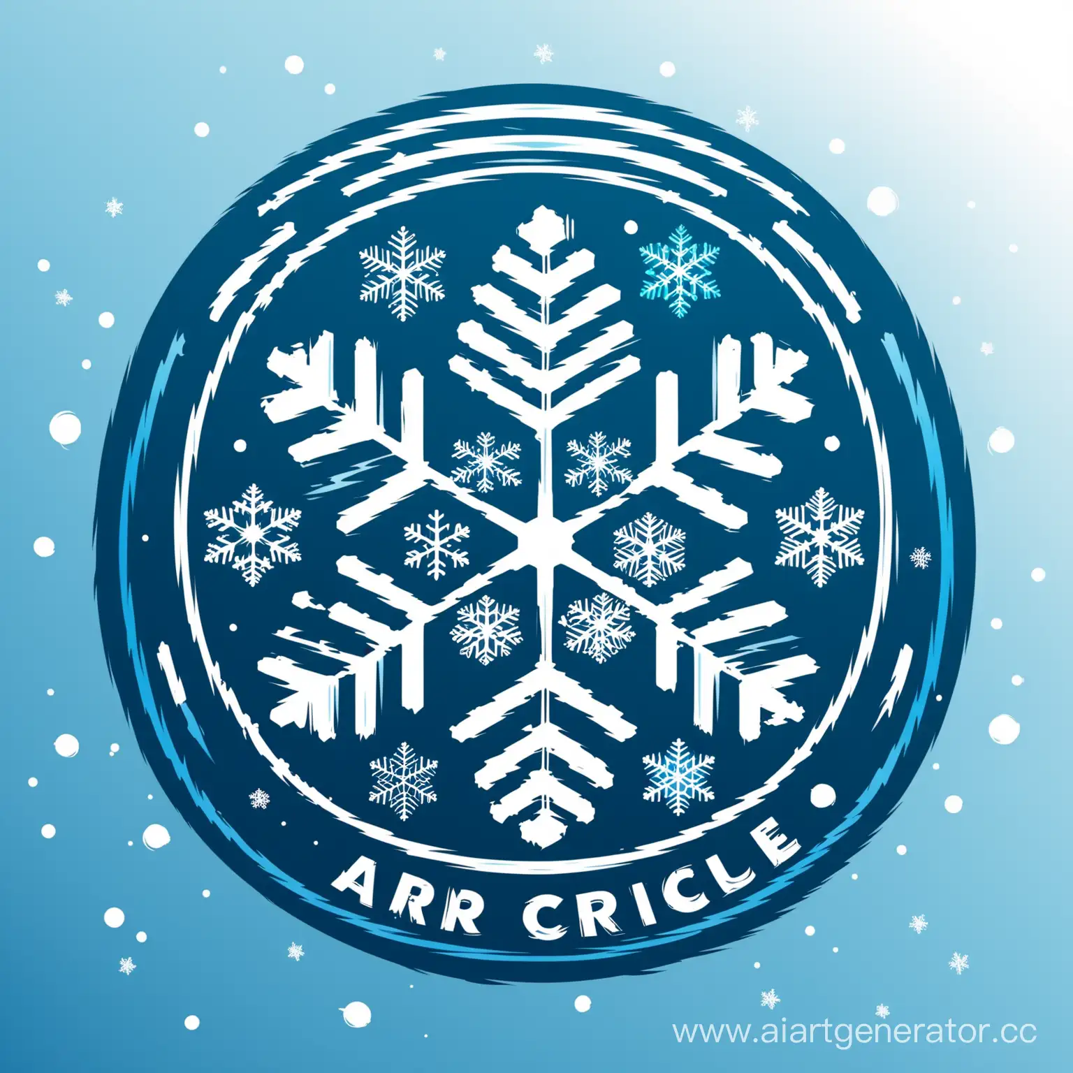 Arctic-Circle-Air-Conditioner-Logo-with-Snowflake-and-Ice