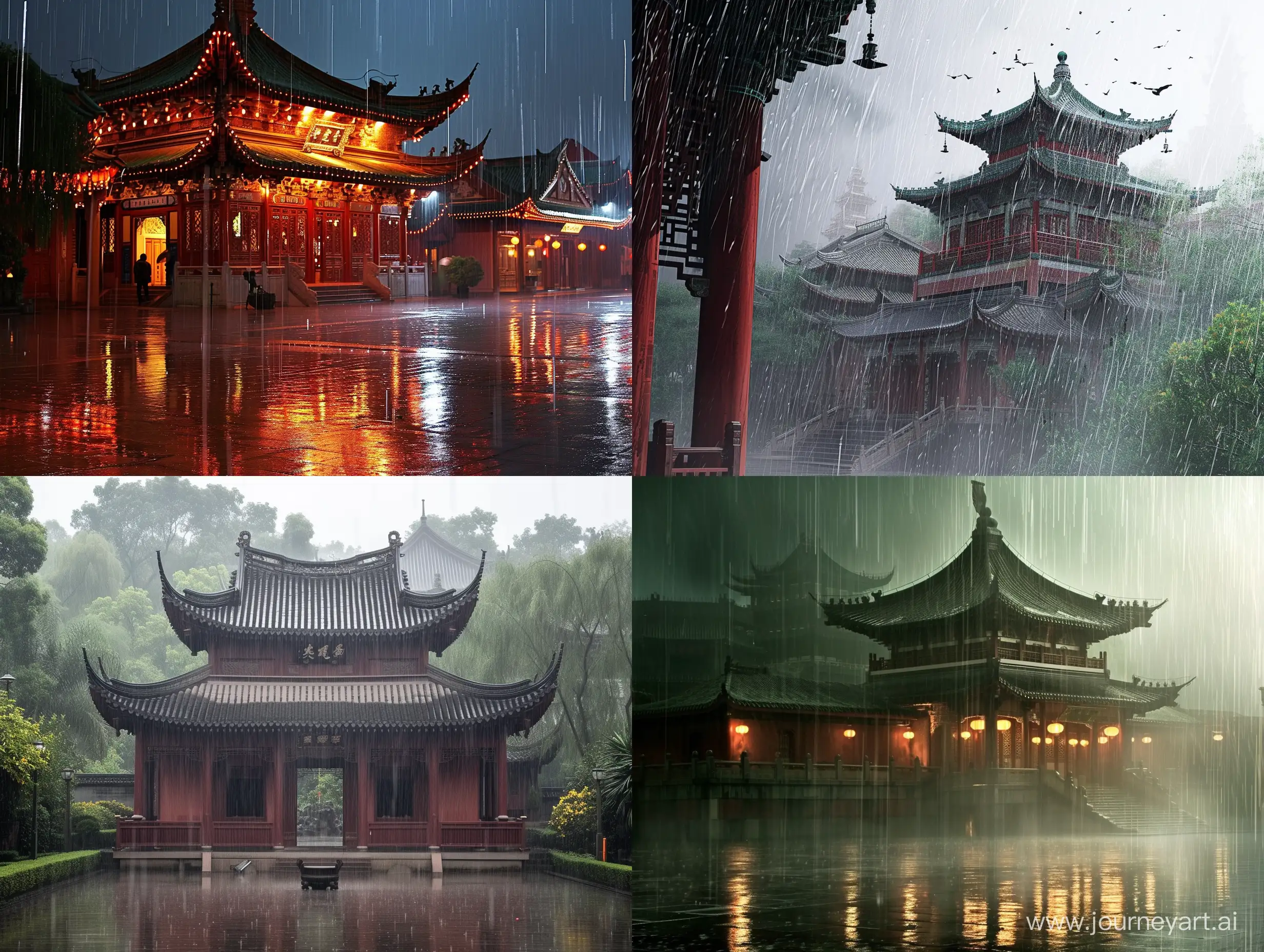 Serene-Chinese-Temple-Scene-in-the-Rain