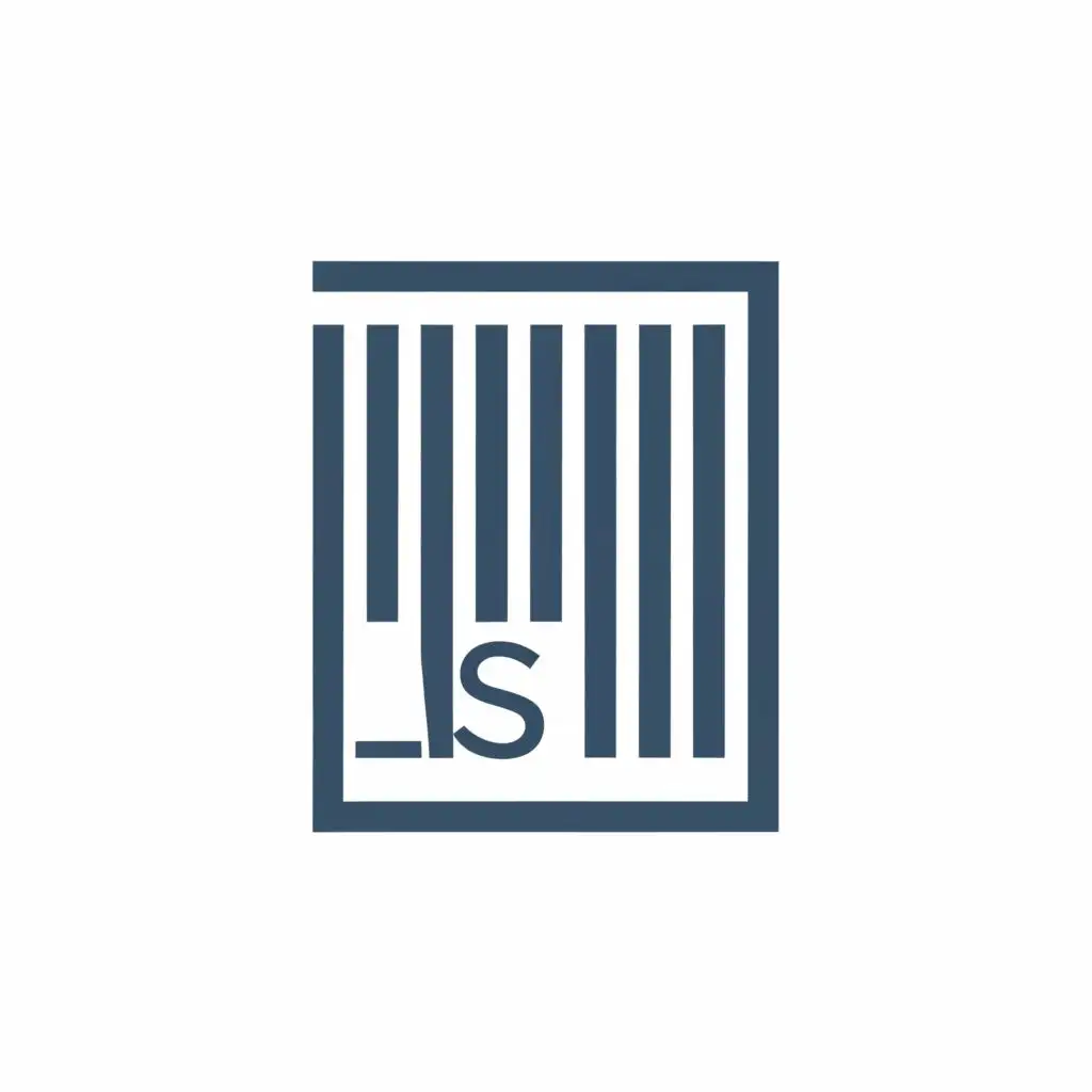 logo, Window Blinds, with the text "LS", typography